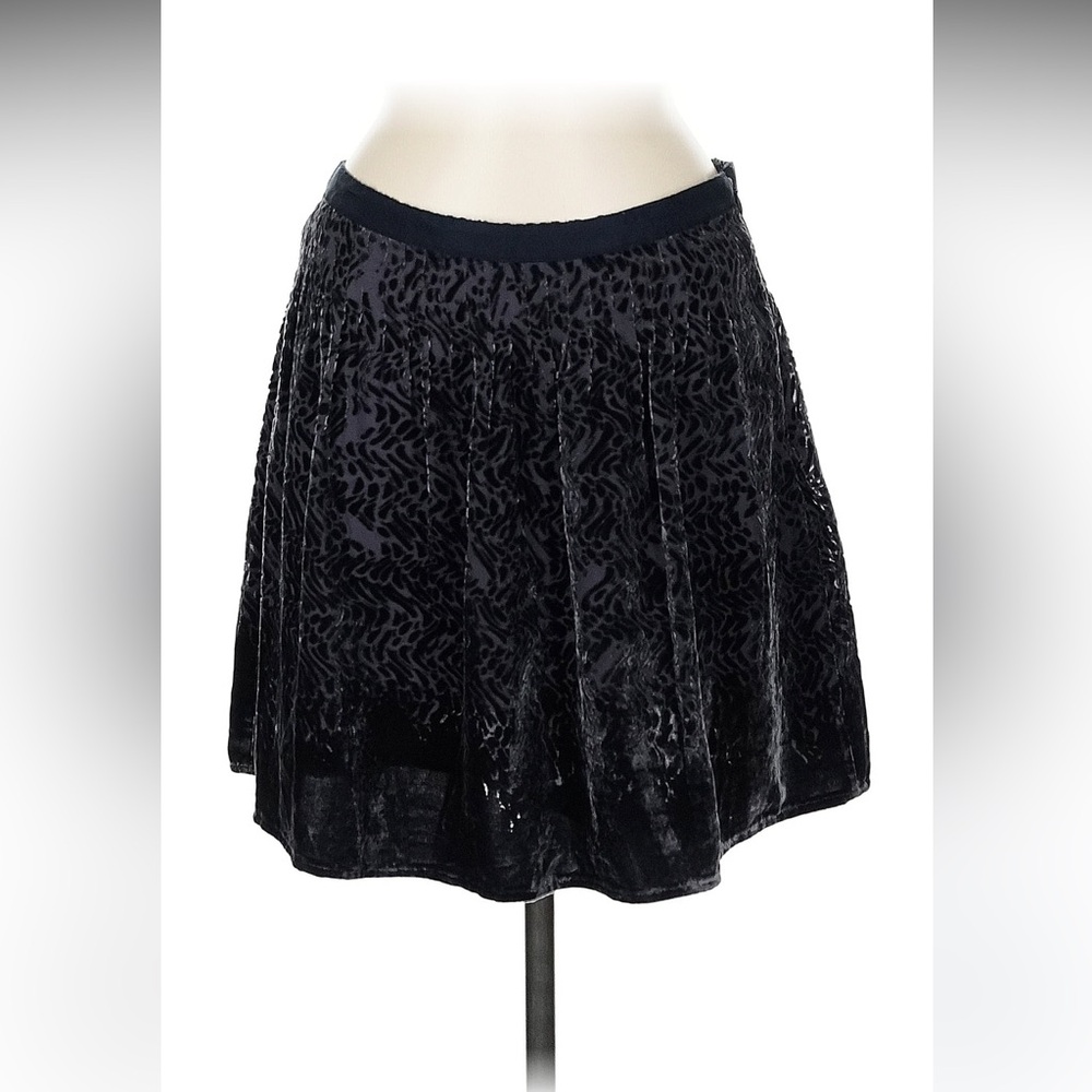 Charlotte Ronson Black Velvet Skirt